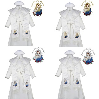 pope baptism outfit