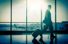 Image of person in airport