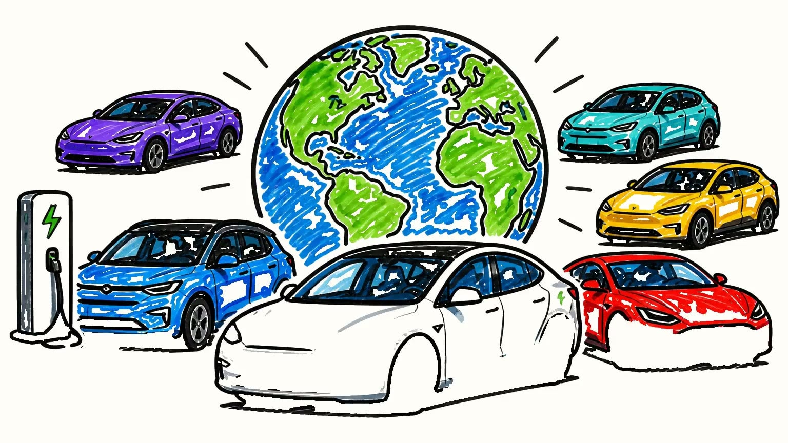 How an electric car battery works