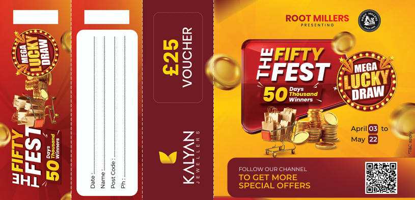Fifty Fest Raffle Ticket