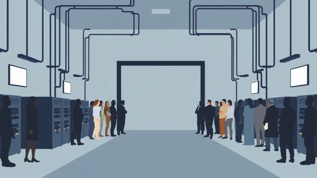 Ilustrasi connection pool database yang penuh oleh banyak query paralel