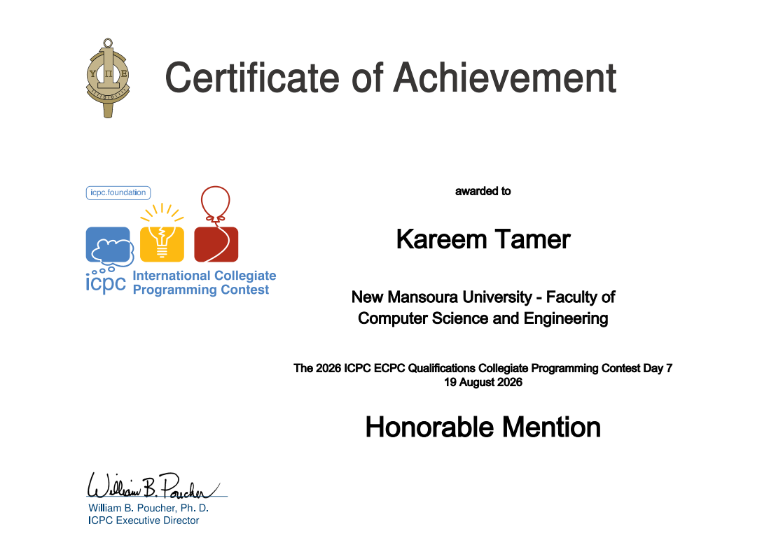 My First ECPC Experience — Honorable Mention at ECPC 2026 — image 1