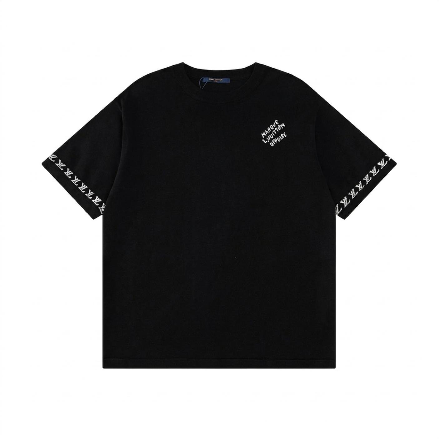 Louis Vuitton Short-Sleeved Cotton Crewneck - Image 1