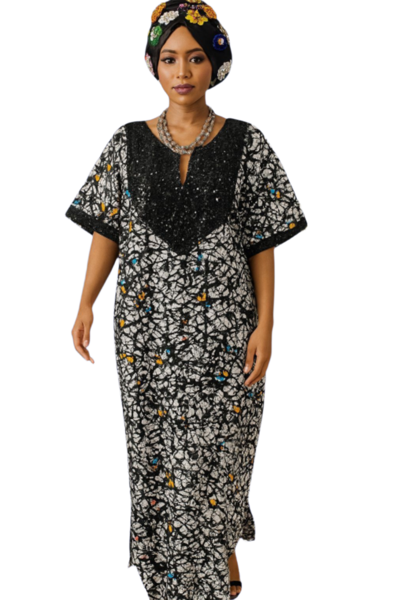 Ankara Long Dress