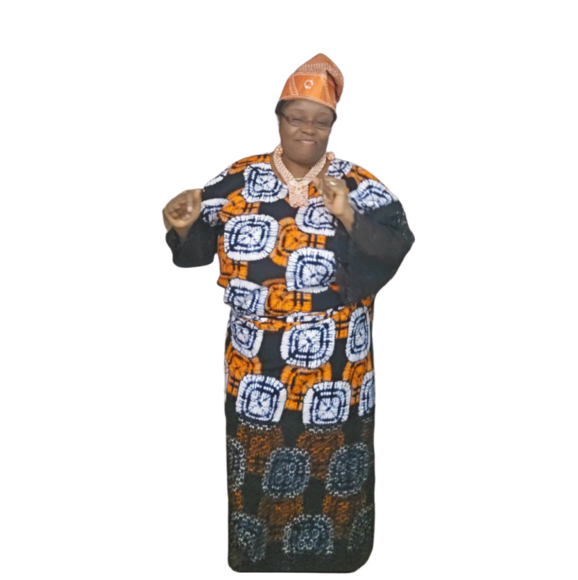 Blouse and Wrapper Ankara with Lace materials