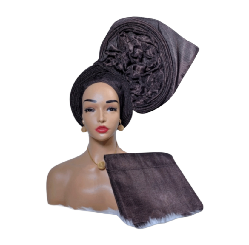Pre tied Aso Oke Head wrap