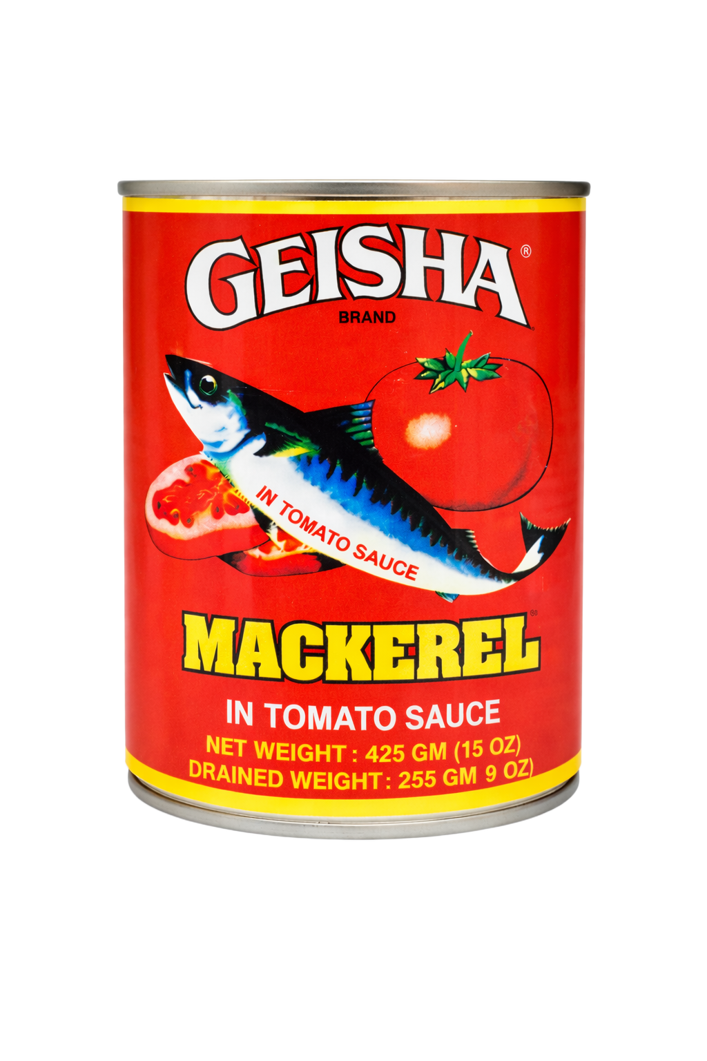 GEISHA® Brand Mackerel in Tomato Sauce (425g / 15 oz)