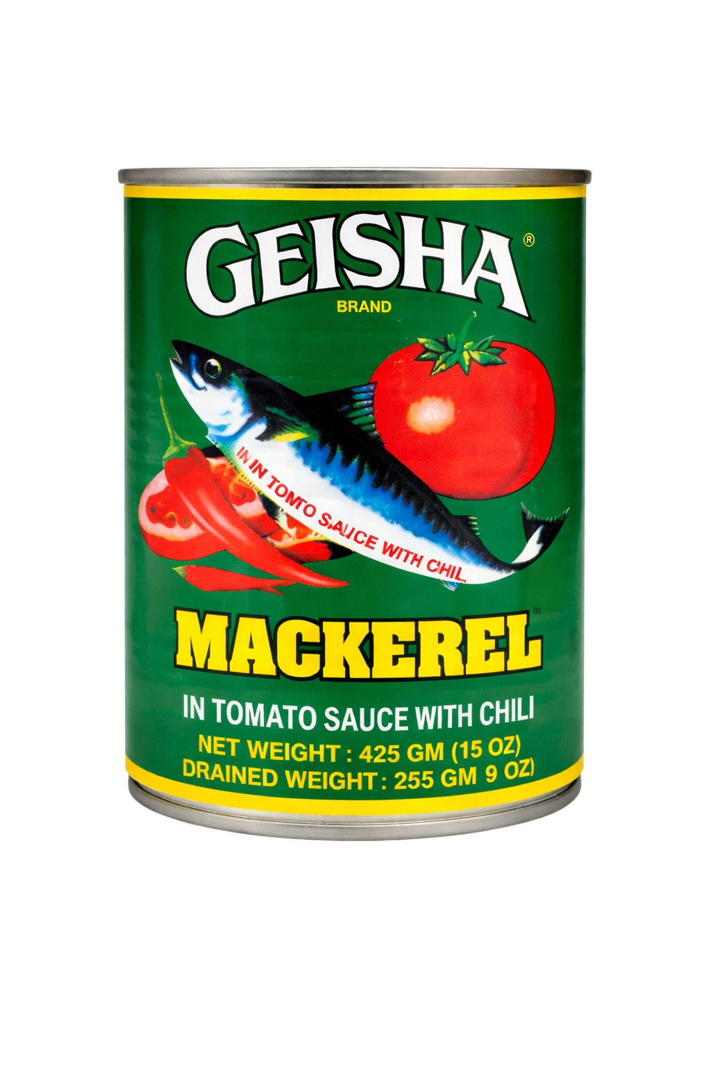 GEISHA® Brand Mackerel in Tomato Sauce (425g / 15 oz)