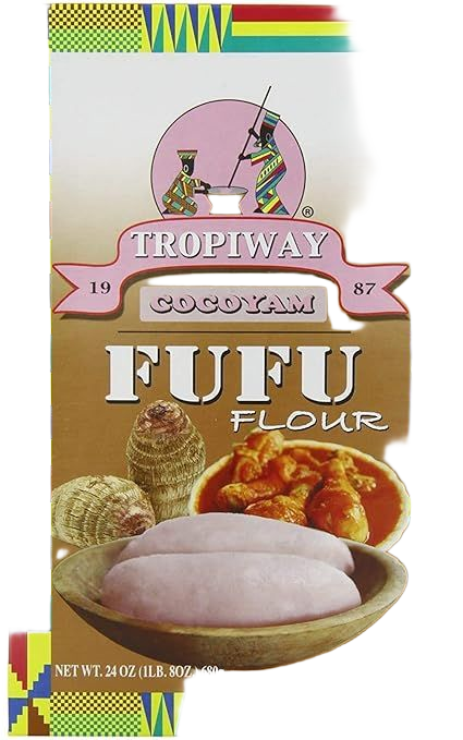 Tropiway Cocoyam Fufu Flour 24oz (680g) Pack of 2