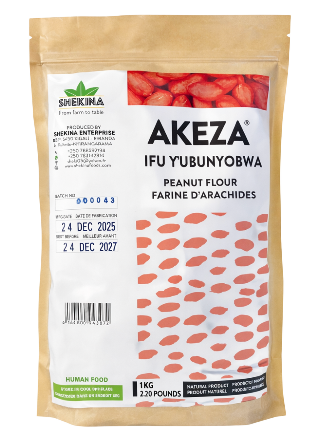 AKEZA Peanut Flour (Ifu y’Ubunyobwa) image 3
