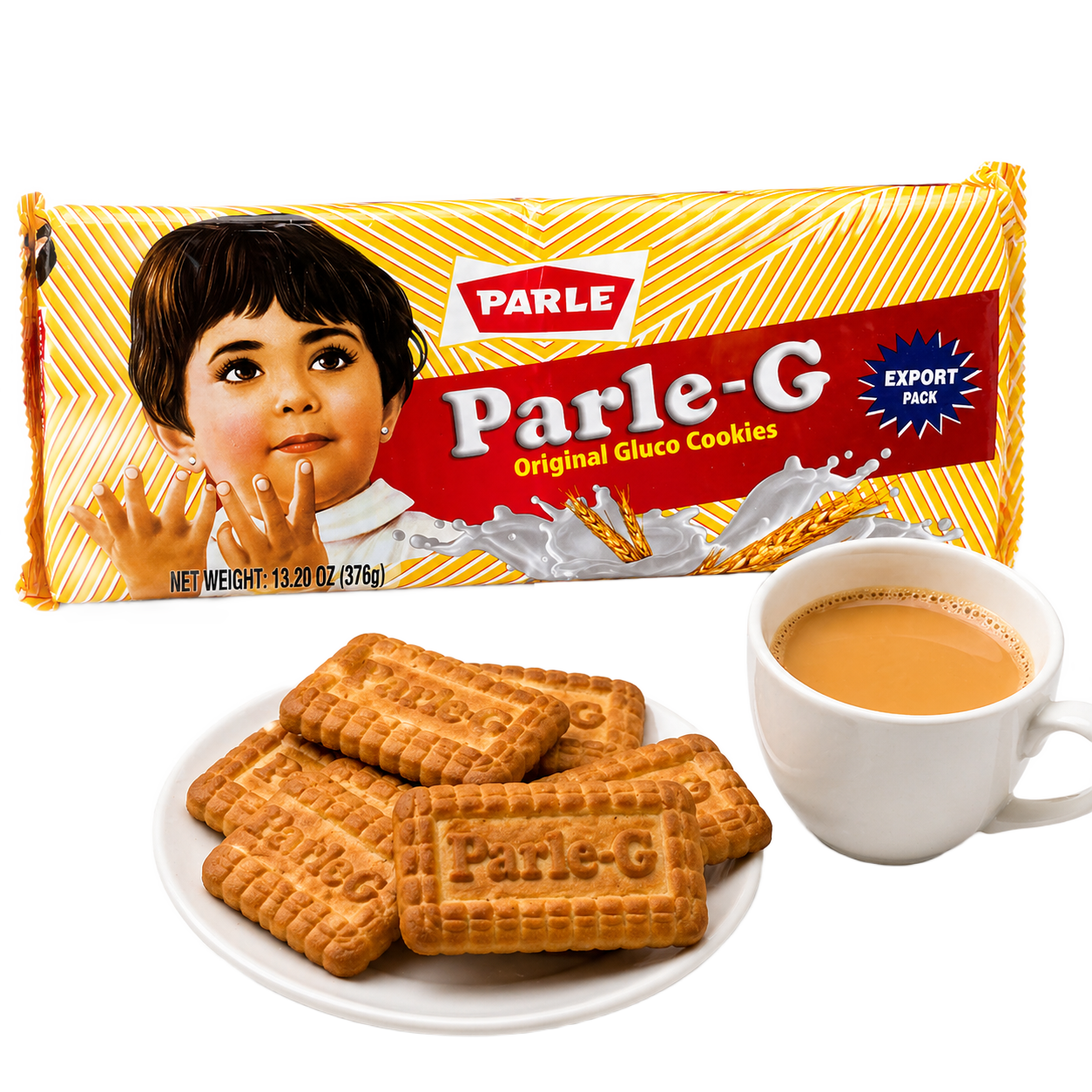 Parle-G Original Gluco Cookies 376g (13.2 oz)