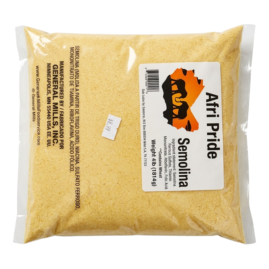 Afri Pride Semolina, 4 lb