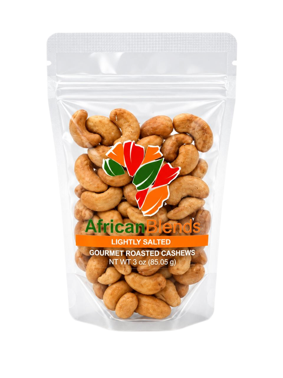 African Blends Lightly Salted Gourmet Roasted Cashews (85.05 g)