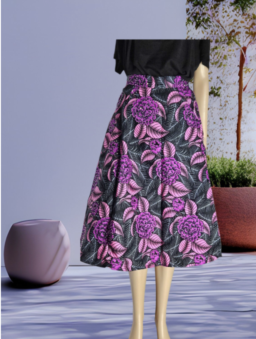 Short Skirt for Women fully stoned