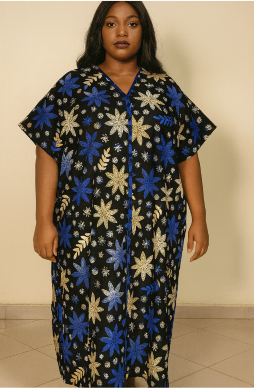 Ankara Long Dress
