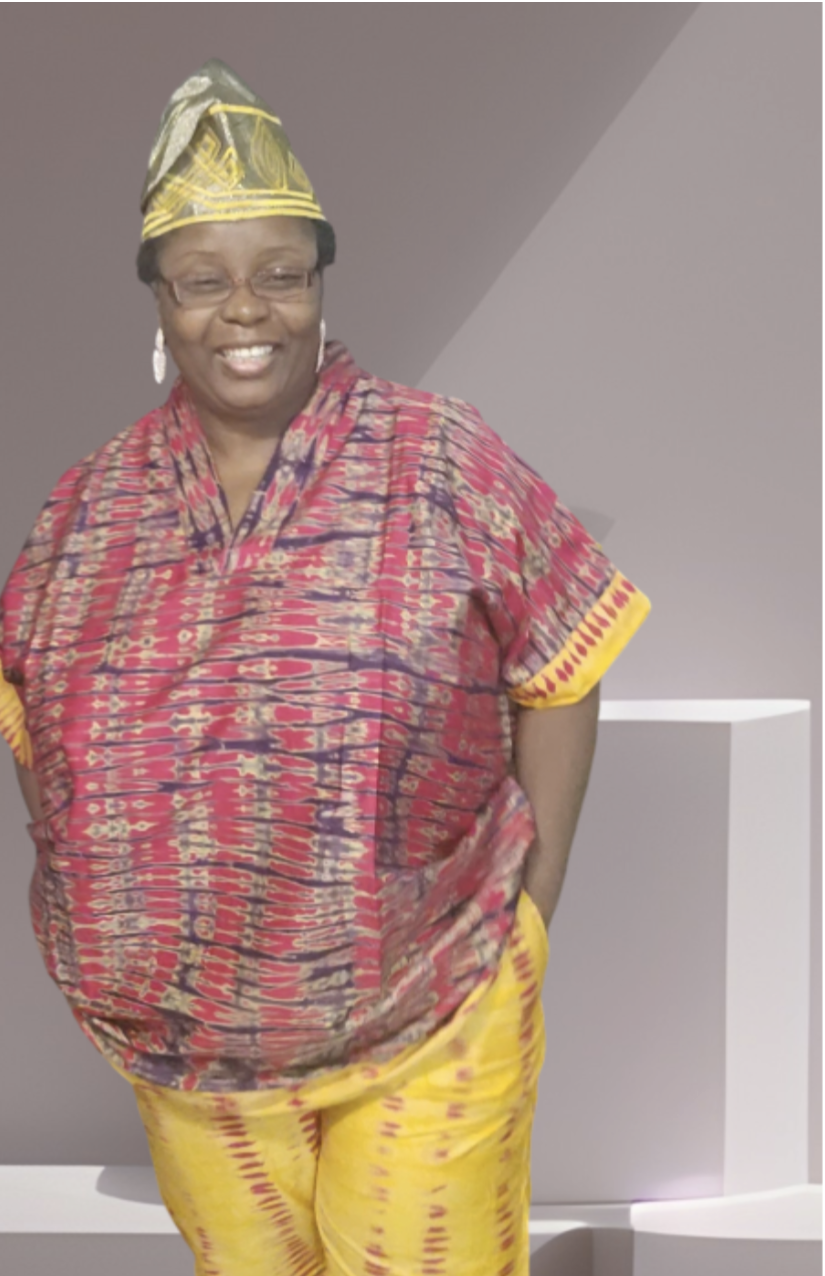 2 pieces set of Silk Kampala (top and pants)