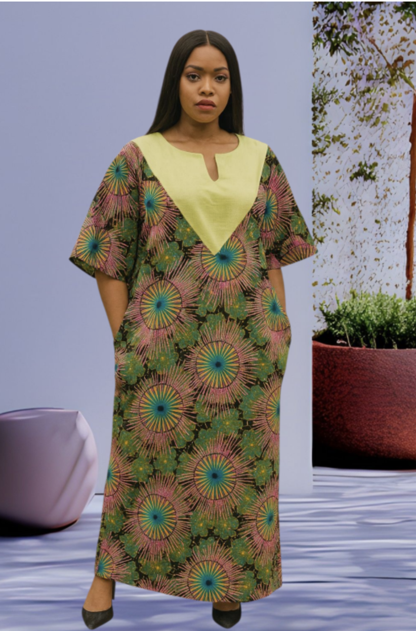 Ankara Kaftan dress