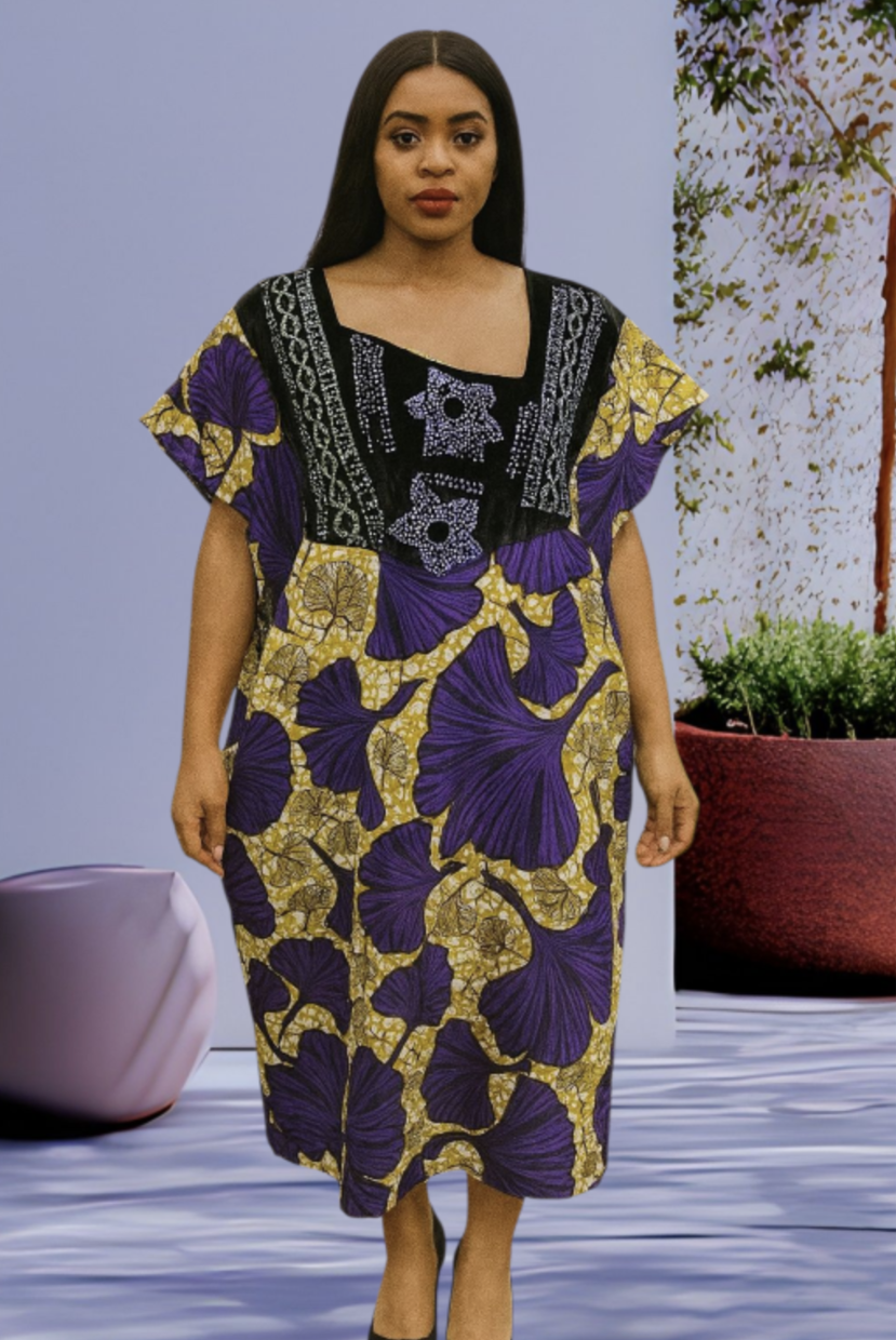 Ankara Kaftan dress