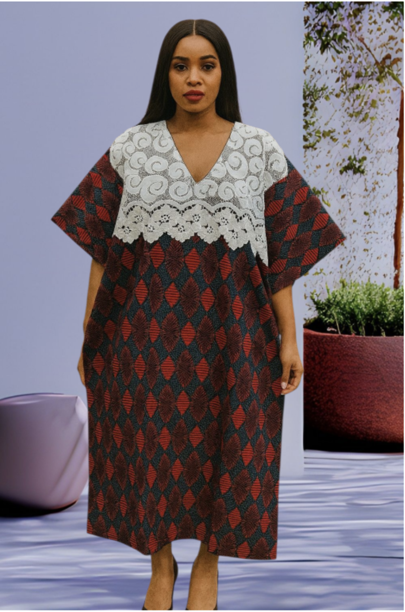 Ankara Kaftan dress