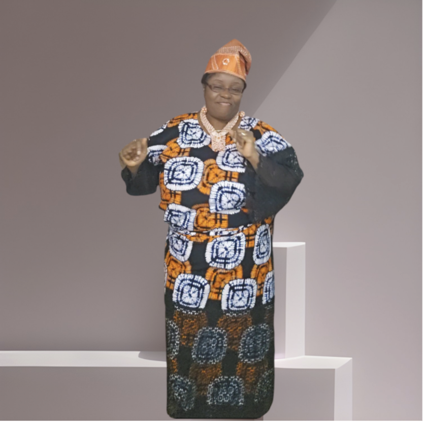 Blouse and Wrapper Ankara with Lace materials