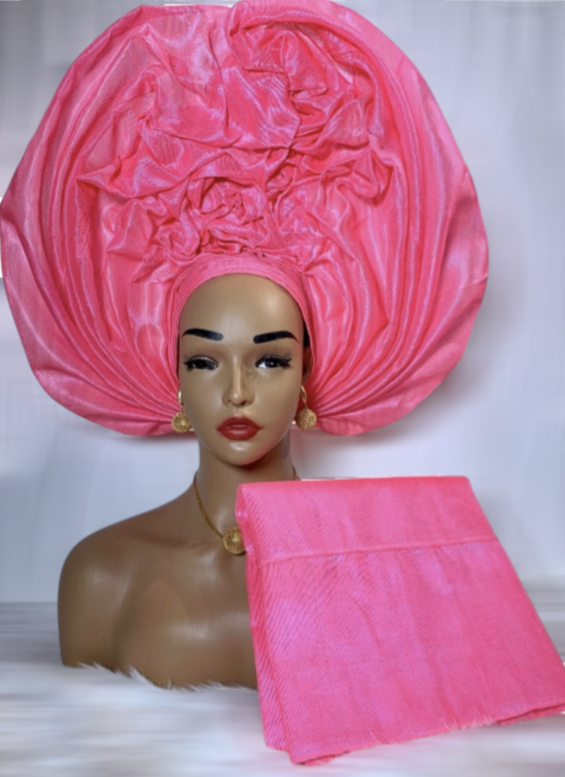 Pre tied Aso Oke Head wrap