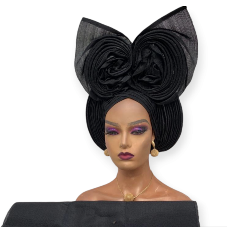 Pre tied Aso Oke Head wrap