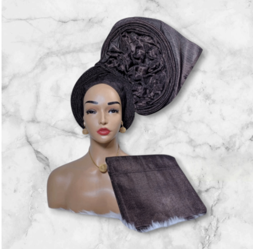 Pre tied Aso Oke Head wrap