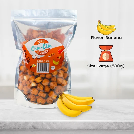 Topa's Banana Chin Chin – Large 500g