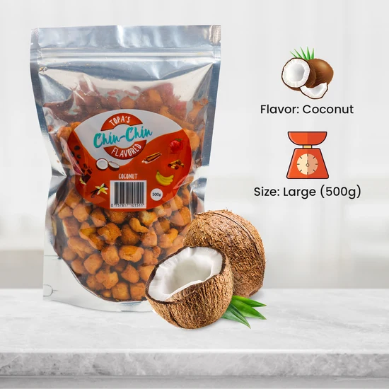Topa's Coconut Chin Chin – Large 500g image 1