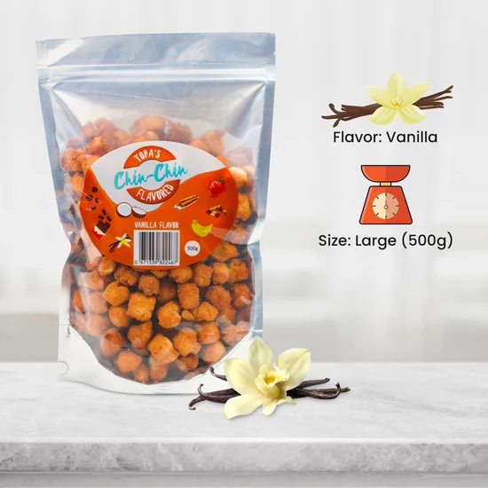 Topa's Vanilla Chin Chin – Large 500g