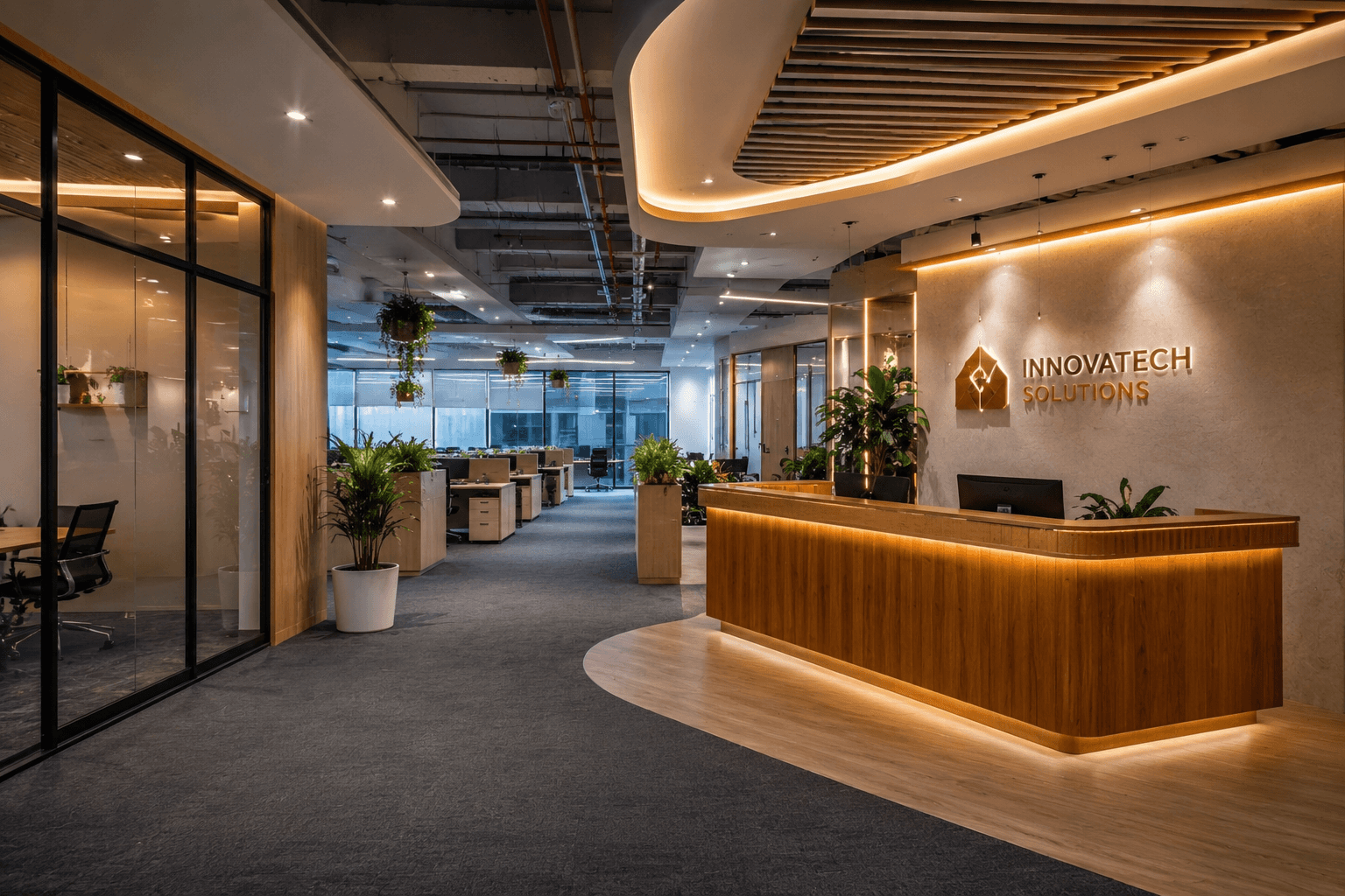 Office Interior Renovation by Design Mantra Studio