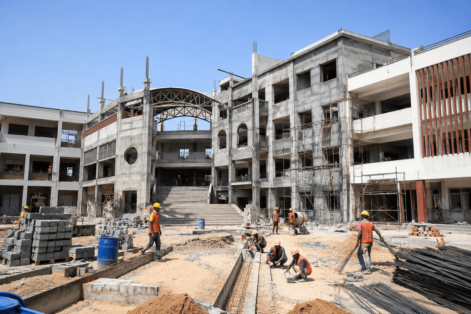 School Building Construction by BuildRight Contractors
