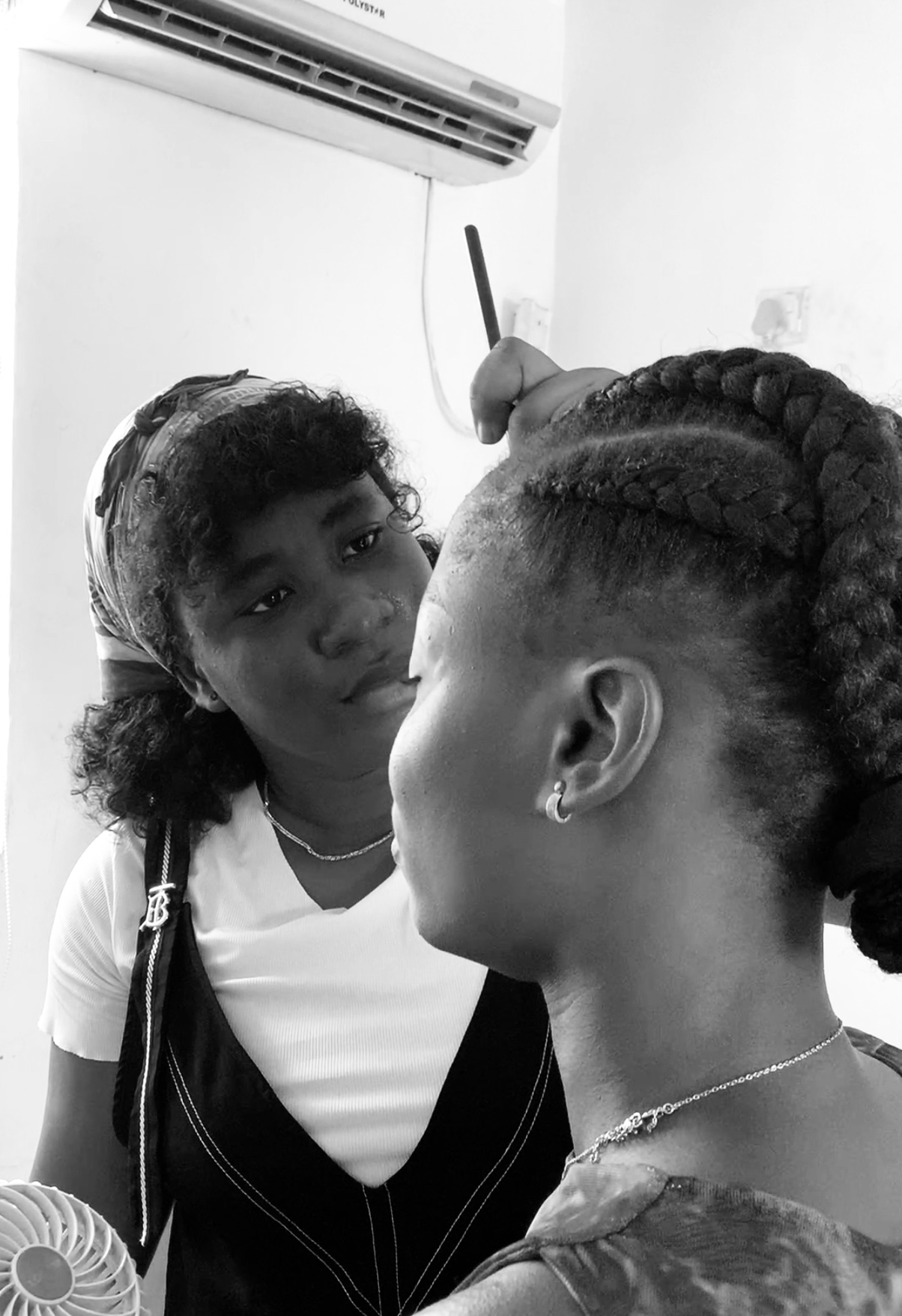 High-end editorial makeup portrait