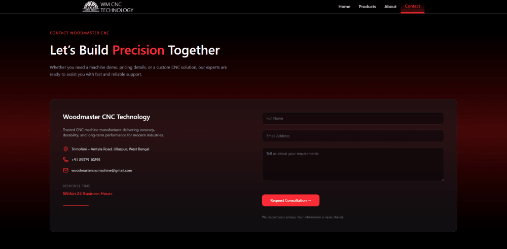 Wood Master CNC Technology - Websites
