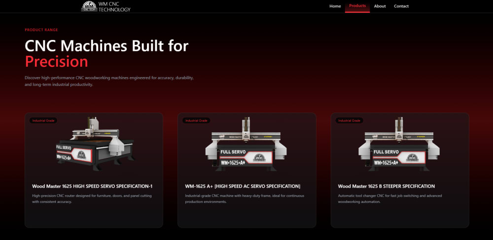 Wood Master CNC Technology - Websites