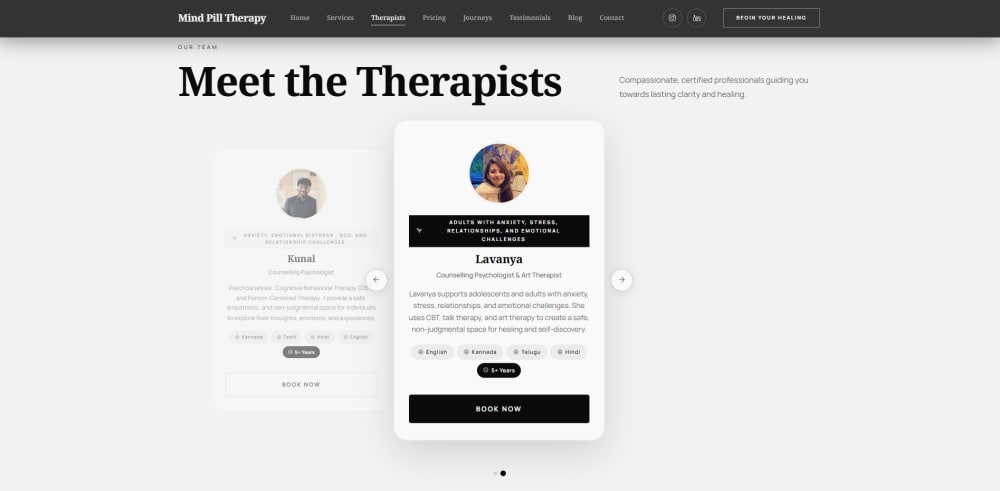 Mind Pill Therapy - Websites
