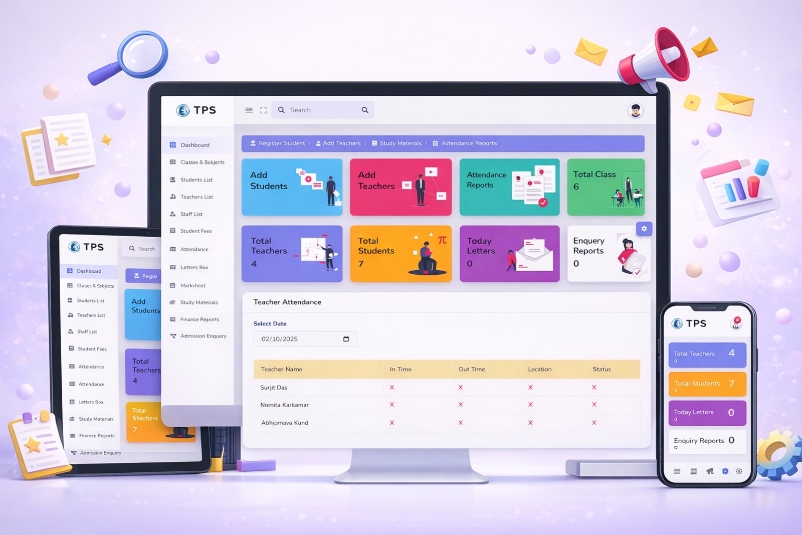 School Management System - Websites