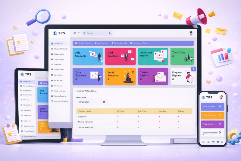 School Management System - Websites
