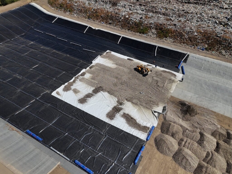 Изграждане на клетка 2 на депо за битови отпадъци - Снимка 5