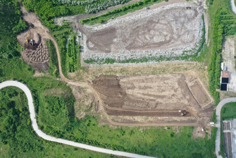 Изграждане на клетка 2 на депо за битови отпадъци - Снимка 11