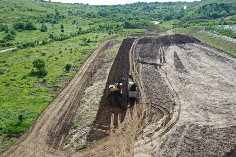 Изграждане на клетка 2 на депо за битови отпадъци - Снимка 16
