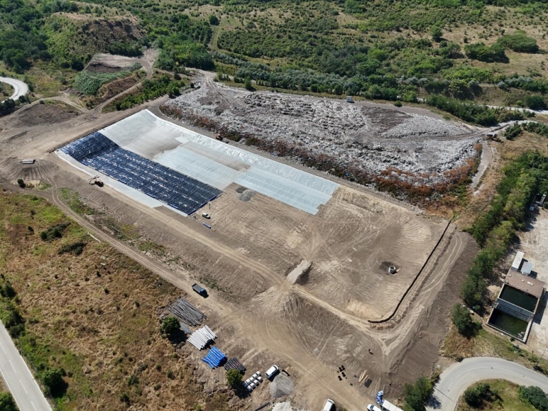 Изграждане на клетка 2 на депо за битови отпадъци - Снимка 7