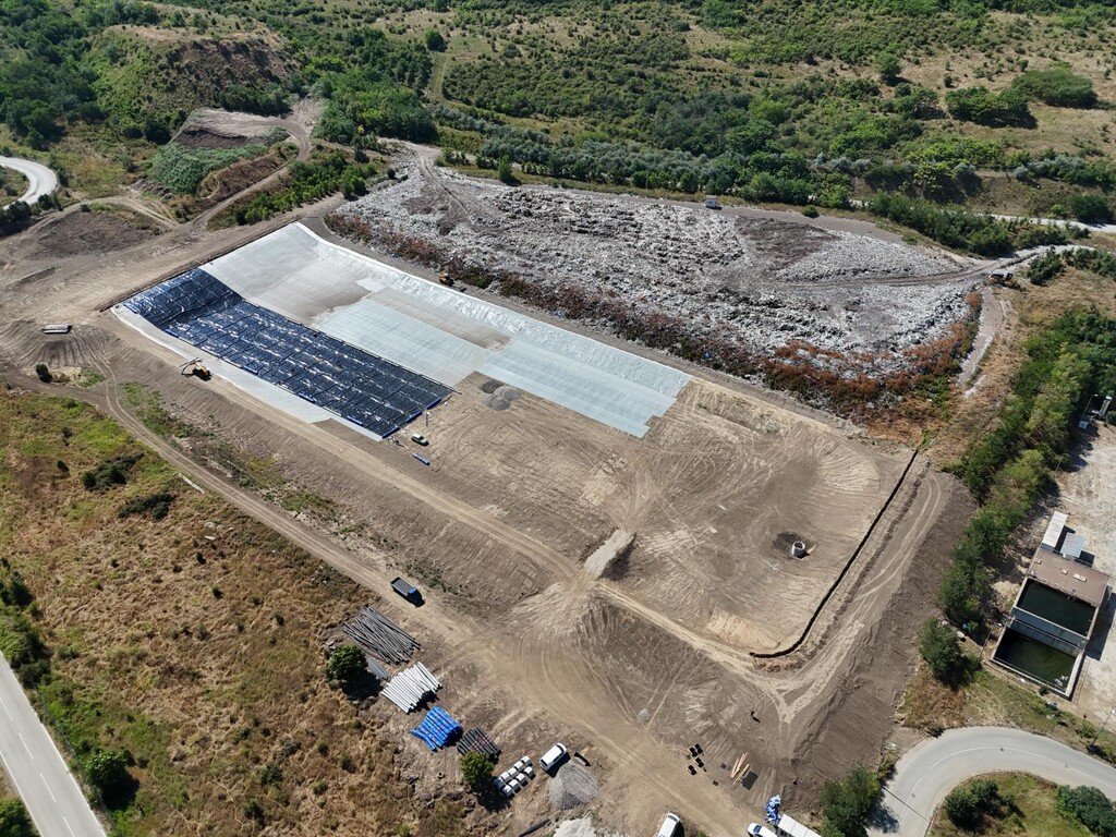 Изграждане на клетка 2 на депо за битови отпадъци - Снимка 7