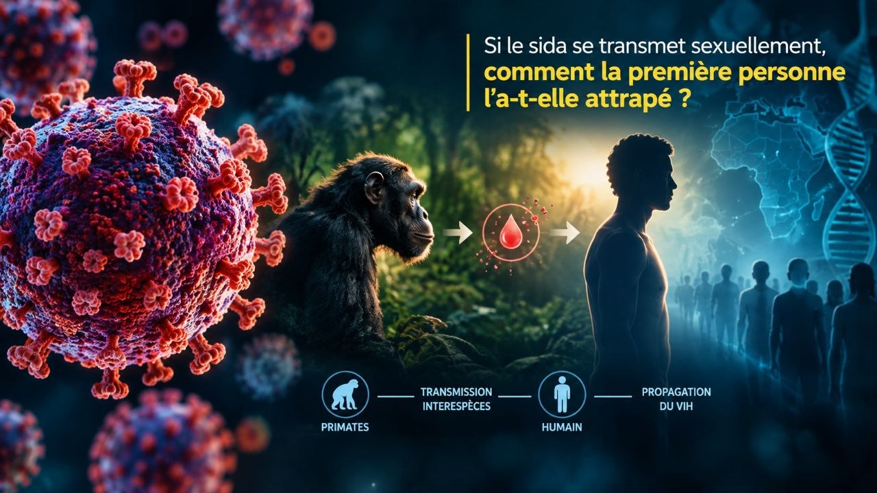 Si le sida se transmet sexuellement, comment la première personne l’a-t-elle attrapé ?