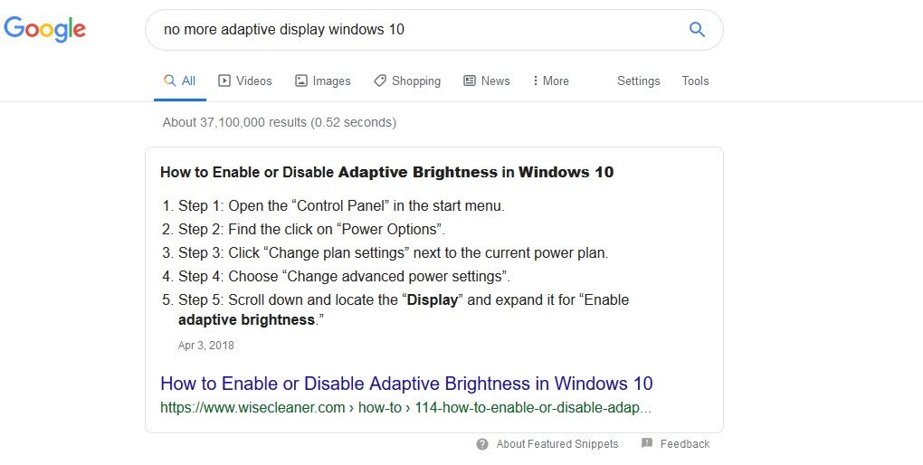 GOogle search