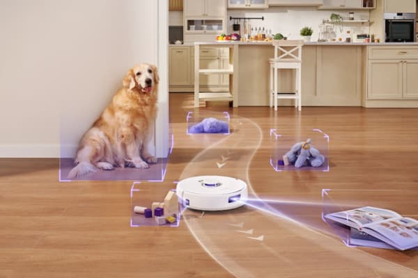 A robot vacuum navigates a hardwood floor, avoiding obstacles while cleaning effectively. Do Robot Vacuums Work on Hardwood Floors?