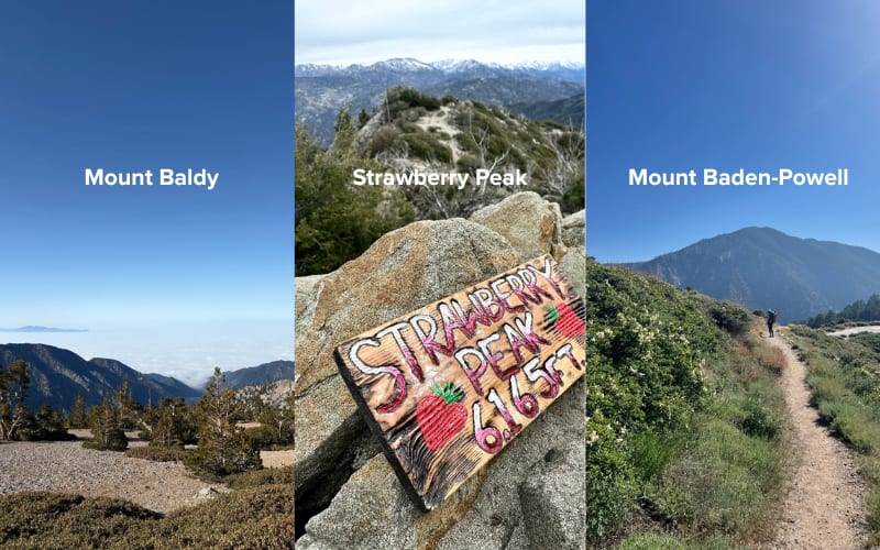 Mount Baldy, Strawberry Peak, and Mount Baden-Powell are some of the best hikes in LA. Enjoy stunning views!