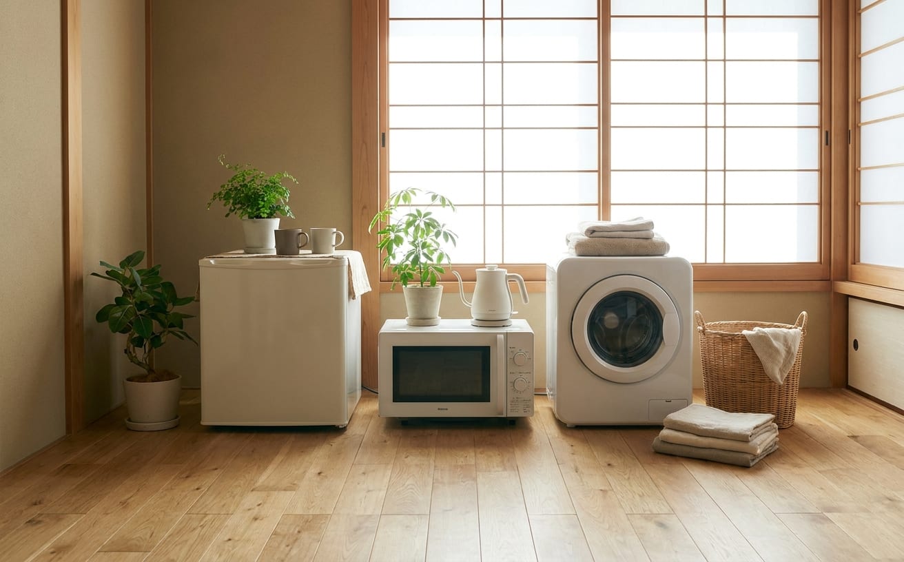 新生活に必要な家電リスト｜一人暮らしで本当に揃えるべき必需品と買う