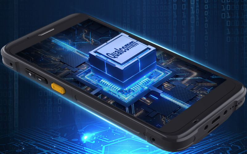 A smartphone showcasing a Qualcomm processor, ideal for comparing Mediatek vs Snapdragon performance in mobile devices.