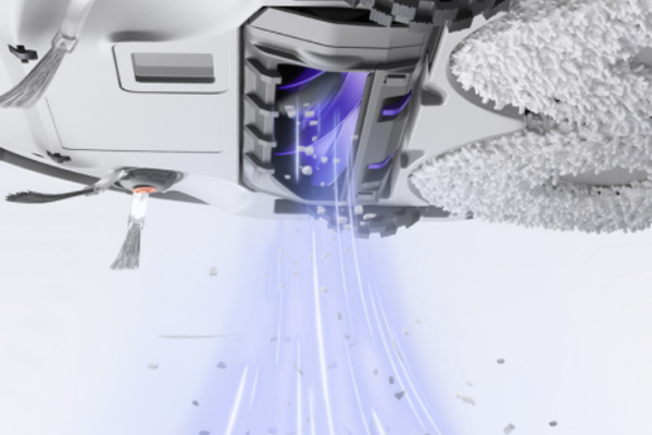 Efficient suction technology showcased in a robot vacuum, making it the best robot vacuum for sand removal.